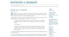Desktop Screenshot of komerski.pl