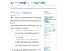 Tablet Screenshot of komerski.pl